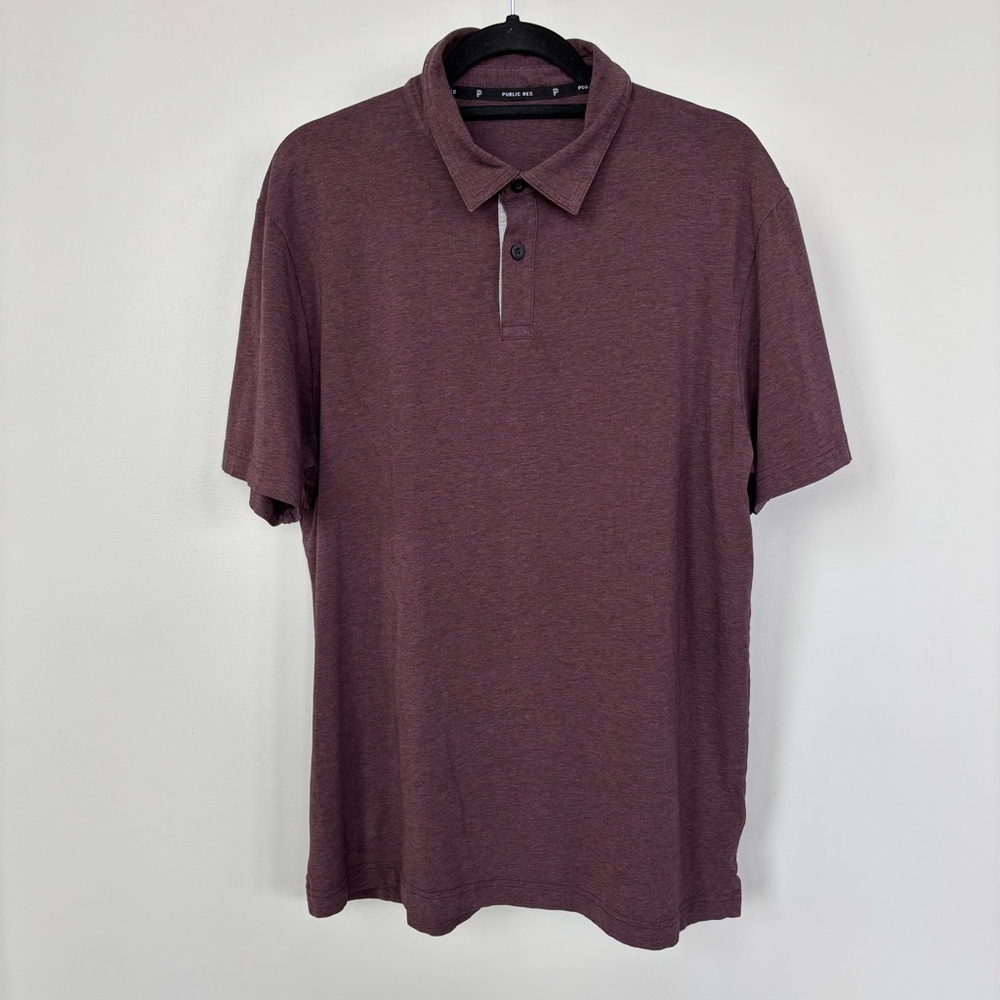 Public Rec Short‎ Sleeve Polo Shirt Size L